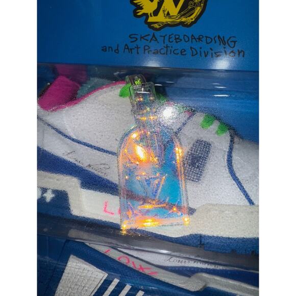 Louis Vuitton NYC Soho Pop Up Exclusive Blue White Trainer Sneaker UK 9 US 10 11 - Picture 5 of 16